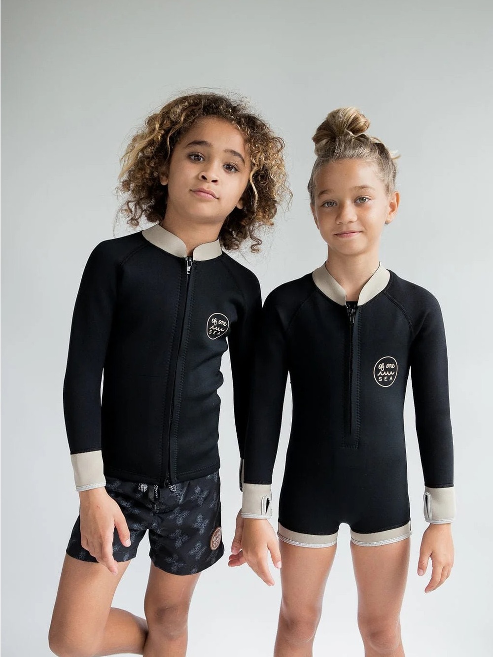 OF ONE SEA Kids Natural Rubber Wetsuit Long Sleeve Spring Suit 📐6 SOLD OUT ITEM